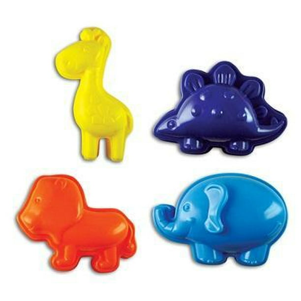 ZOO ANIMAL SAND MOLDS (ONE DOZEN)