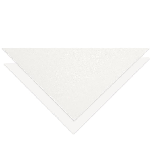 Stu-Art Supplies 461156 Economy Light-Weight Mat Board, 16 x 20 in., 6-Ply Thickness, White Pebbled - Pack of 50