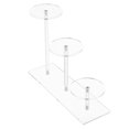 thumbnail image 1 of OFFIGAM 1 Set Acrylic Display Riser For Portability In Closet Storage, 1 of 8