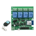 thumbnail image 1 of Tuya WiFi+BT 433Mhz Smart Télécommande Sans Fil Switch Module Universel 4ch DC 5V Wifi Switch Minuterie Application Mobile Télécommande Prend en Charge Alexa Google Home Commande Vocale pour Smart Maisons, 1 of 8