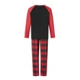 thumbnail image 4 of DuAnyozu Christmas Pajamas for Family 2023 Plus Size Matching Christmas Pjs Family Set Reindeer Print Holiday Sleepwear Outfit, 4 of 9