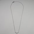 thumbnail image 3 of Mercie Sterling Silver Pendant Necklace Graduated Bezel Set Stone Design 18 Inch Everyday Wear, 3 of 9