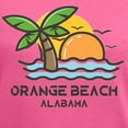 thumbnail image 3 of CafePress - Alabama Orange Beach T Shirt - Women's V-Neck Dark T-Shirt, 3 of 3