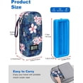 thumbnail image 5 of YOUSHARES Insulin Cooler Travel Case for Pen & Vials - TSA Approved Temperature Display Medication Cooling Bag with Protective Ice Brick, Refrigerated Diabetes Supplies Carrying Organizer(Magnolia), 5 of 7