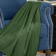 thumbnail image 4 of BNM Diamond Cotton Blanket, Throw, Forest Green, 4 of 5