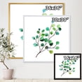 thumbnail image 4 of Young Eucalyptus Branches and Leaves IV 36 in x 36 in Framed Painting Canvas Art Print, by Designart, 4 of 5
