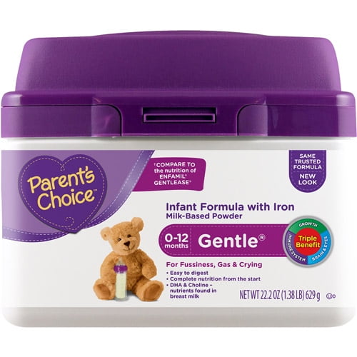 Parent's Choice Gentle Powdered Formula with Iron, 22.2 oz Walmart