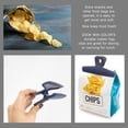 thumbnail image 5 of Cook with Color Large Bag Clips, Set of 2 Chip Bag Clips - Blue, 5 of 5