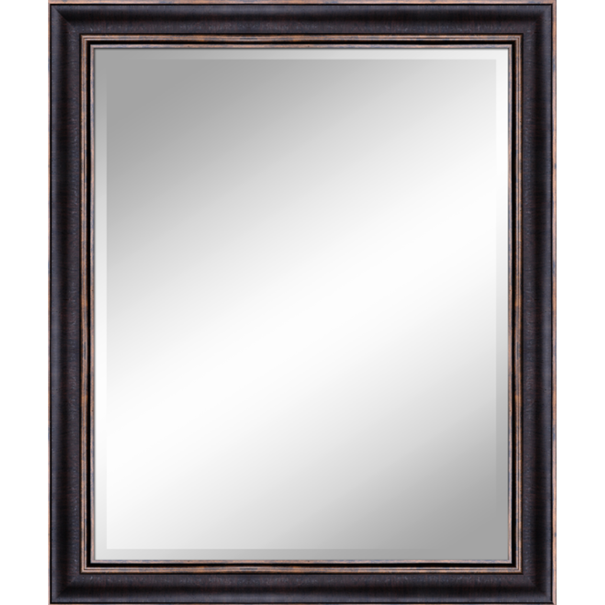 31 X 37 Bronze Gold Mirror 1" Bevel with 3.5" frame