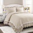 thumbnail image 4 of Lush Decor Ens Ella Shabby Chic Ruffle Lace 3Pc, 4 of 7