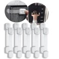 thumbnail image 1 of Furniture Locks Child Safety Door Locks, 10 Pieces Baby Safety Door Locks, 1 of 5