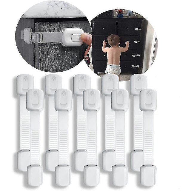 Furniture Locks Child Safety Door Locks, 10 Pieces Baby Safety Door Locks