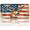 Deer Head against, variant on Patriotic License Plate American Flag Aluminum Metal Car Tag National US 250 Years, Novelty Decorative License Plates, Thick Durable Automotive Front Plate for Car, Truck, SUV, 6 X 12 Inch