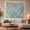 Aqua Marble, variant on Marble Veins in Teal Aqua Water, Calming Elegant Abstract for Home Decor Lovers, Luxury Stone Wall Art Housewarming Gift Tapestry Wall Hanging for Bedroom, Living Room