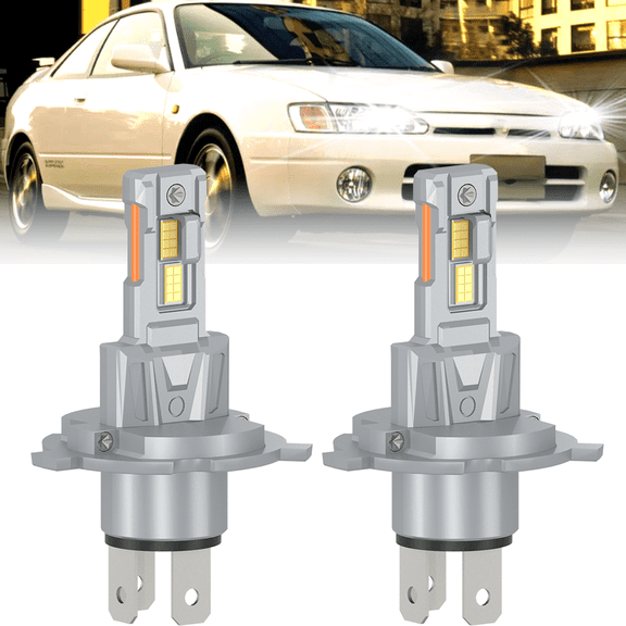 ROADSUN For Toyota Corolla 1998 1999 2000 LED Headlight Bulbs, 6000K LED Headlights Hi-Lo Beam Bulbs, 2pcs