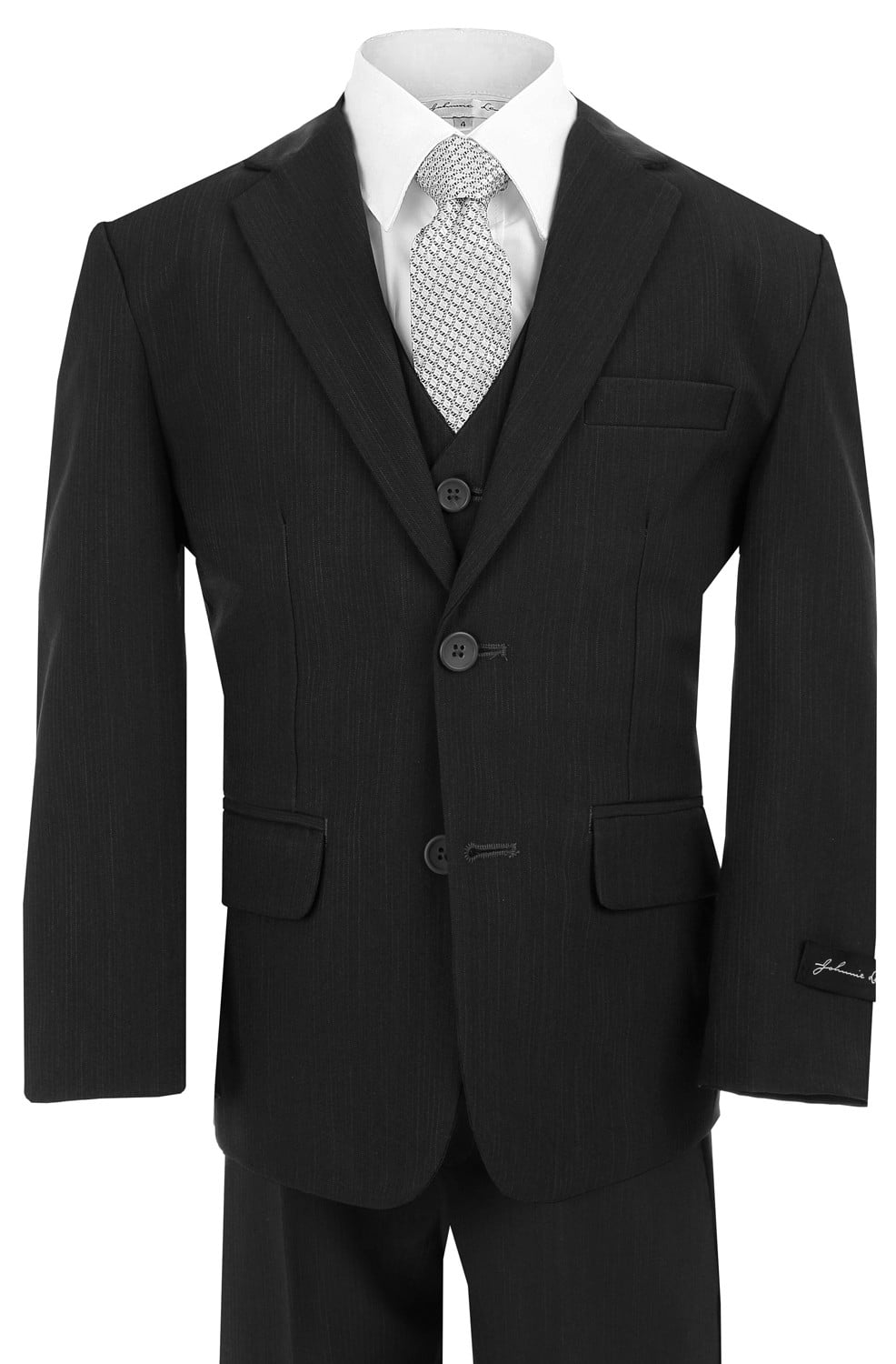 JL5040 Johnnie Lene Dress Up Boys Designer 2 Button Suit Set 
