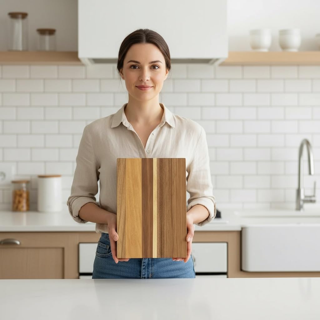 Cutting Board That Looks like Books, Set of 3 Solid Wood Book Shaped Cutting Board Library with Wooden Stand, Wood Decorative Cutting Boards for Kitchen, For Party & Home for Party & Home