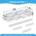 thumbnail image 3 of Plastic Pencil Box Large Capacity Pencil Boxes Clear Boxes with Snap-Tight Lid Stylish Office Supplies Storage Organizer Box Watercolor Vintage Planes, 3 of 7