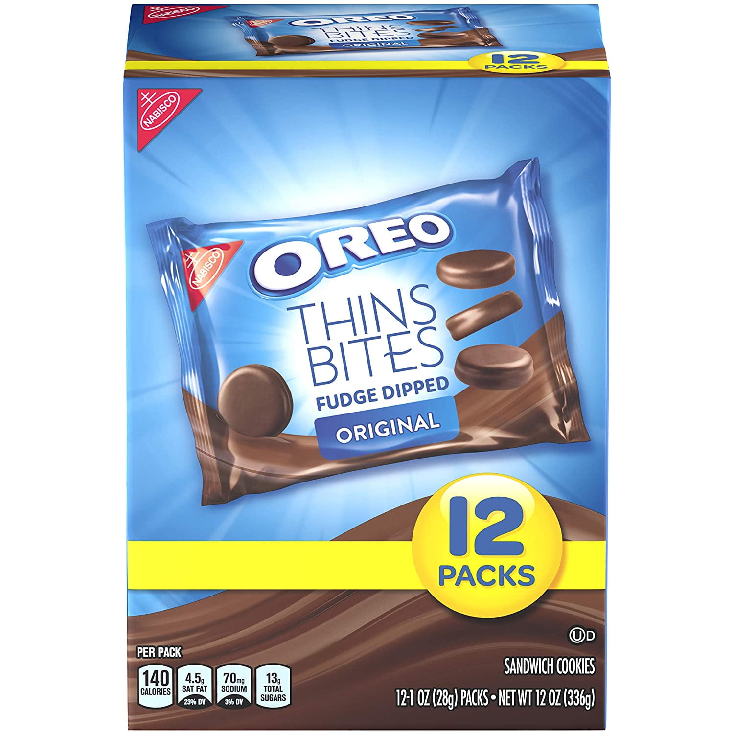 OREO Thin Bites Fudge Dipped Original Cookies