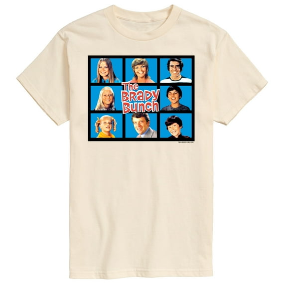 The Brady Bunch TV Show - Classic Hollywood Squares - Family - Men's Short Sleeve Graphic T-Shirt