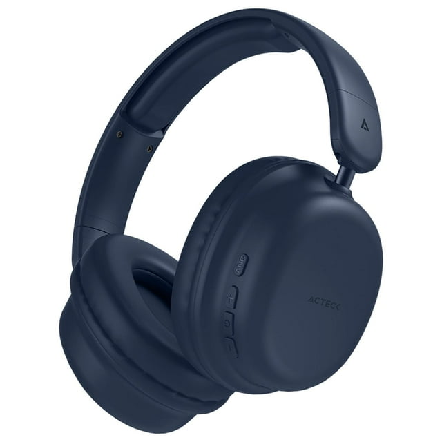 Audifonos Diadema Inalambrica ACTECK HONOUR 2 PLUS HP626 Microfono Integrado 3.5 mm Azul AC-940962