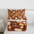 thumbnail image 5 of Erosebridal Kids Cute Capybara Chef Twin Comforter Sets 3-Piece,Dessert Waffle Ice Cream Bedding Set For Boys Girls,Super Cozy Room Decor, 5 of 7
