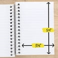 thumbnail image 5 of Five Star Fat Lil' Spiral Notebook, College Ruled, 200 Sheets, Poly, 3.5" x 5.5", Black, 5 of 9