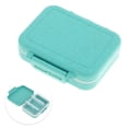 thumbnail image 3 of Unique Bargains 3 Grids Single Layer Independent Pill Box 1 Pc Blue, 3 of 6