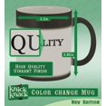 thumbnail image 3 of #bandfish - 11oz Colored Handle and Rim Coffee Mug, Black Black, 3 of 5