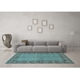 thumbnail image 3 of Ahgly Company Indoor Round Persian Light Blue Traditional Area Rugs, 7' Round, 3 of 4