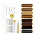 thumbnail image 1 of Yeacher 37Pcs Leather Sewing Tools Kit Waxed Thread Stitching Awl DIY Leather Craft, 1 of 7