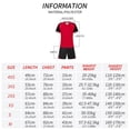 thumbnail image 3 of Kids Football Jersey Personalized Custom Boy Soccer Jersey Set Polyester Soccer Uniform Breathable Football Uniform For Children, 3 of 6