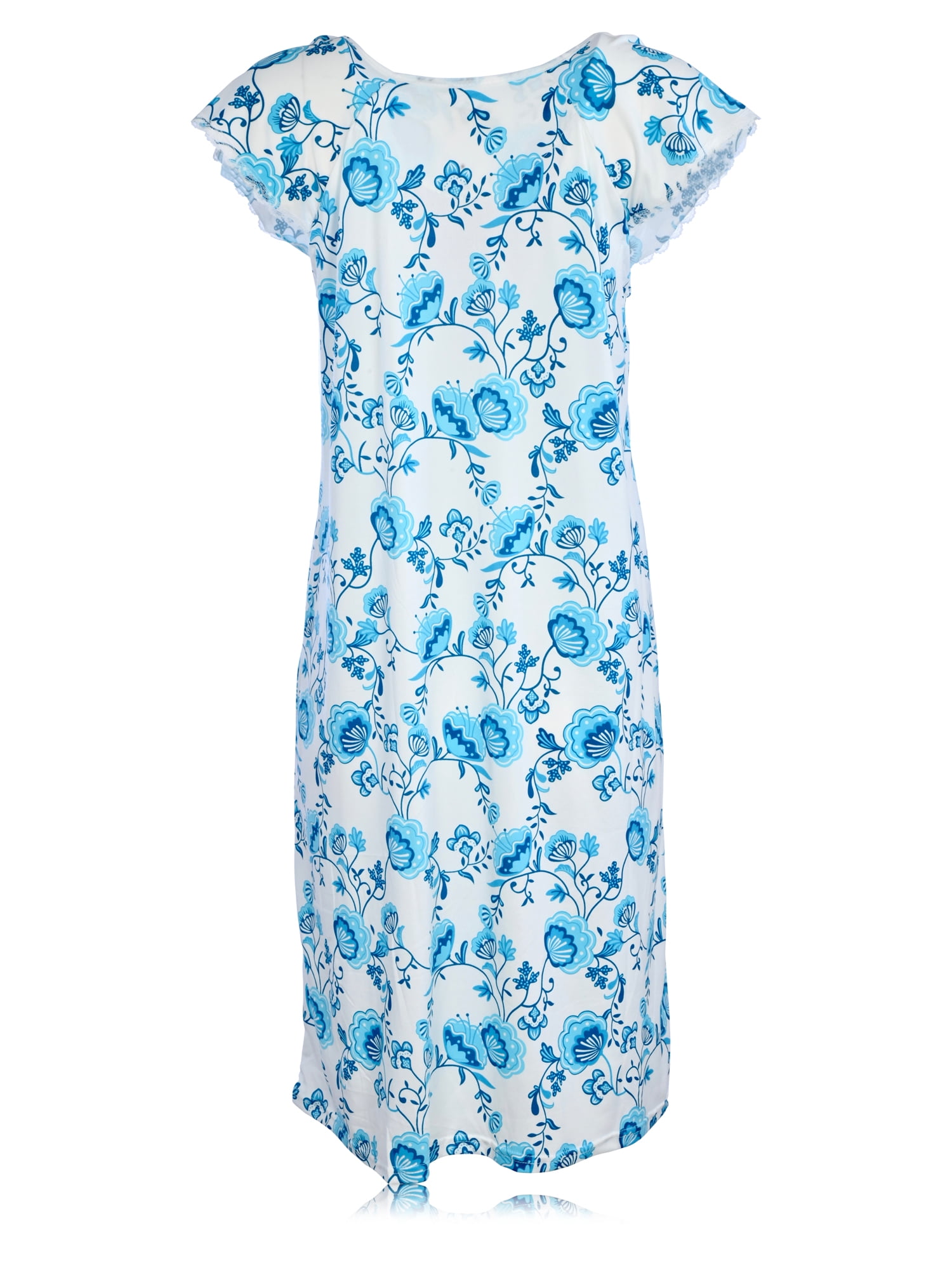 JEFFRICO Womens Nightgowns Sleepwear Soft Pajama Dress Nightshirts