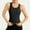 Black, variant on Women's Compression Tank Top Shapewear Racerback Sleeveless Gym Shirt