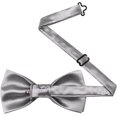 thumbnail image 4 of SURJDE Mens Solid Color Pre-tied Bow Tie and Pocket Square Cufflink Set, 4 of 5