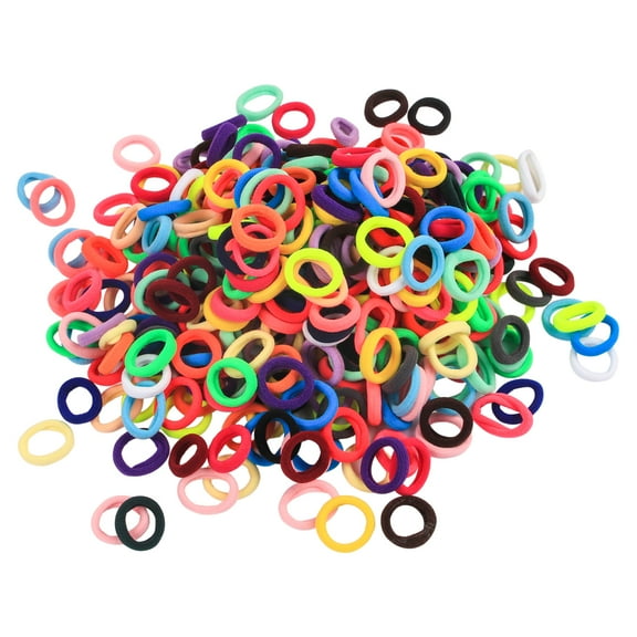 300PCS Hair Bands Hair ties for Hair Seamless Cotton Simply Ponytail Holders Headband Scrunchies Girls Hair Accessories No Crease Damage
