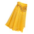 thumbnail image 4 of de Danza de Malla Oscilante para Mujer de de Danza Del Vientre con Cadena de cinturo Del Vientre , Amarillo 85cm BLESIY Falda de danza del vientre para mujer, 4 of 6