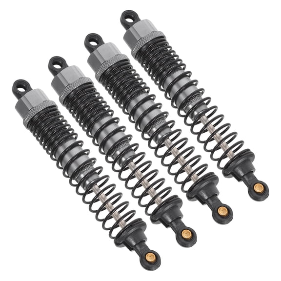 OUNONA RC Car Suspension Shocks Set of Precision Aluminum Racing Upgrade Parts for Off-Road -Road Vehicles