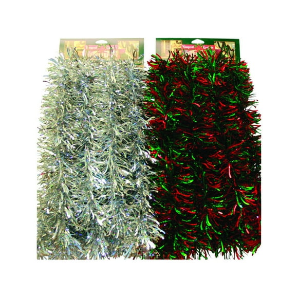 Espumillón Garland FC Young Wave de PVC multicolor de 3 m (paquete de 6)