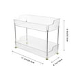 thumbnail image 2 of Minkissy Bathroom Shelving Unit Dressing Table Storage Holder Transparent PET 1Pack for Bathroom Accessories, 2 of 8