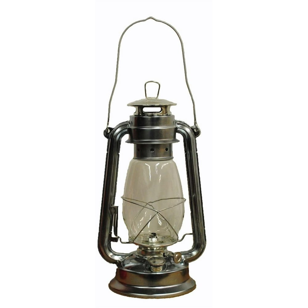 Silver Hurricane Kerosene Oil Lantern Emergency Hanging Light / Lamp