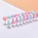 thumbnail image 2 of Office Supplies Set, Durable Plastic and Metal Push Pins Binder Clips Paper Clips Map Tacks Multi Purpose Office Clip Set(Purple), 2 of 4
