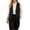 Solid Color, variant on Atkumj Linen Vest Women Decorative Fake Pockets Stylish Button Front Vests Fashion Casual Solid Color Sleeveless Outerwear for Women M