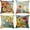 Mixed 4PCS, variant on Spring Summer Pillow Covers 18x18 Set of 4,Outdoor Floral Pillow Case, Sunflower Garden Cushion Covers for Holiday Home Seasonal Party Spring Summer Decoration