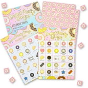 36 Pack Bingo Cards for Kids Birthday Party Game with Chips, Serves 36 Family Activities, Donut Grow Up Theme