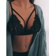 thumbnail image 4 of Lencería Para Mujer Sujetadores Encaje Hueco Tirantes Sujetador Jaula Crop Top Bustier Chaleco Odeerbi ODB140421, 4 of 8
