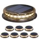 thumbnail image 1 of Luz subterránea Meterk 8 piezas/Luz subterránea 8pcs Luces solares de suelo LED Luz cálida Luces de disco solar al aire lib, 1 of 7