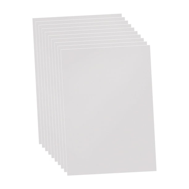 10 Uds. Hojas de PVC multiusos tamaño A4 película Flexible rígida de 0,3mm de espesor DIY plantilla artística tablero para proyectos de decoración man Claro
