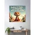 thumbnail image 2 of "My Bearded Dragon My Best Friend | Pet Lover Design By Nhk999 Poster Wall Art, Modern Wall Decor, 24x24 UNFRAMED, 2 of 3