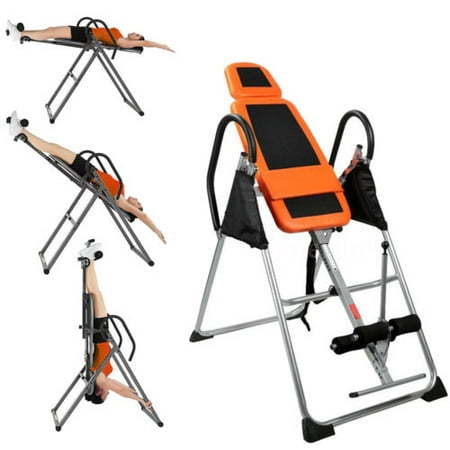 Ubesgoo Gravity Heavy Duty Inversion Table Back Stretcher Machine With Adjustable Protective Belt For Pain Relief Therapy